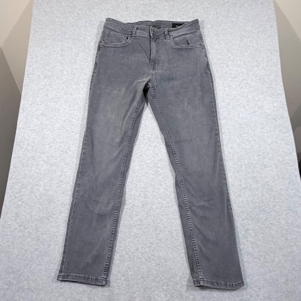 The Perfect Jean NYC Slim Thick Mens 33x32(30) Gray Stretch Denim Pants